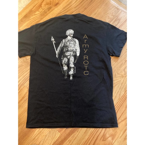 Gildan Florida State ROTC‎ ARMY FSU Black T-shirt Medium - Picture 1 of 5